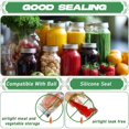 thumbnail image 3 of LEEYNEER 78 Pcs Wide Mouth Canning Lids with Rings Fits Ball  Kerr &amp; More  Premium Mason Jar Lids with Bands/Rings for Wide Mouth Ball  Kerr Jars - Food Grade Material, 3 of 7