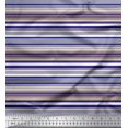 thumbnail image 1 of Soimoi Tissu Satin Modal Tissu à Rayures Horizontales Imprimé au Mètre 42 Pouces de Large, 1 of 5
