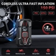 thumbnail image 2 of NEXPOW 4000A Car Jump Starter with Air Compressor, 12V Car Battery Charger Booster with PD 30W Fast Charge, 150PSI 59.2Wh Air Pump, Smart Clamps (Emergency Multi-Function Power Pack), 2 of 6