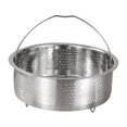 thumbnail image 4 of koolsoo Steamer Basket Drain Basket Strainer Round Solid Construction Steamer Insert 20cm, 4 of 9