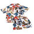 thumbnail image 2 of MesaSe Ensemble d'Été Garçons Short Manches Courtes Col Rabattu Chemise, 2 of 5