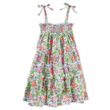 OshKosh B'gosh Robe à Plusieurs Niveaux de Grandes Filles, 10 Enfants, Multi