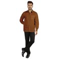 thumbnail image 2 of Bestman Solid Formal Shirt For Mens Button Down Shirt Front Patch Pocket Office Wear, 2 of 7