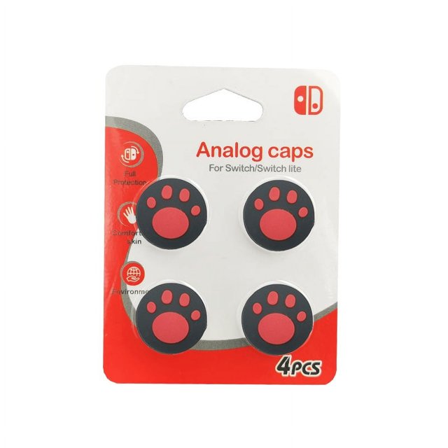 Cute Cat Claw Design Thumb Grip Caps Compatible with Switch & Switch Lite & Switch OLED, Joystick Cap Soft Silicone Cover