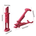thumbnail image 3 of Binwennn Kitchen 2 In 1 Scald Clip Use Hot Dish Non Plate Bowl Clip Silicone Bowl Clamp Functional Oven Tray Clamp Pot Clamp Kitchen Tools Cooking Utensils Set with Holder Stainless Steel Cooker 6, 3 of 8