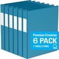 thumbnail image 1 of Davis Group, Premium Economy, D Ring, Binder, 6 Pack, 1", 1 of 3