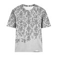 thumbnail image 4 of Soki T-shirt Graphique Imprimé à Manches Courtes à Col Rond pour Femmes, 4 of 4