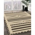 thumbnail image 3 of Ahgly Company Tapis d'Intérieur Lavable en Machine Carré Transitionnel Kaki Or, 5 Pieds Carré, 3 of 7