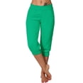 thumbnail image 1 of Timegard Womens Sweatpants Capri Pants Cinch Bottom Solid Color Cropped Joggers Workout Pants with Pockets, 1 of 6
