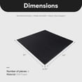 thumbnail image 2 of BalanceFrom Puzzle Exercise Mat with EVA Foam Interlocking Tiles (Black), 2 of 12