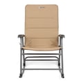 thumbnail image 2 of Portal Fauteuil Berçant Inclinable de Camping Pliant Plat Portable Grand pour l'Extérieur, Beige, 2 of 5