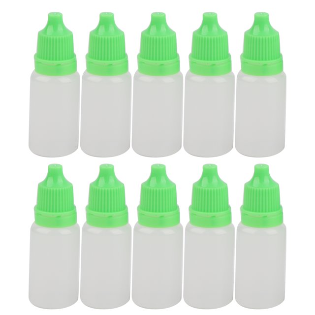 Eye Liquid Bottle, Eye Drops Bottle, 50Pcs 10ml Refillable For Eye Drop Liquid Home Vert