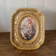 thumbnail image 2 of Baohd Picture Frame Embossed Living Room Photo Gallery Bedroom Baroque Photo Frame Rounded Rectangle, 2 of 9