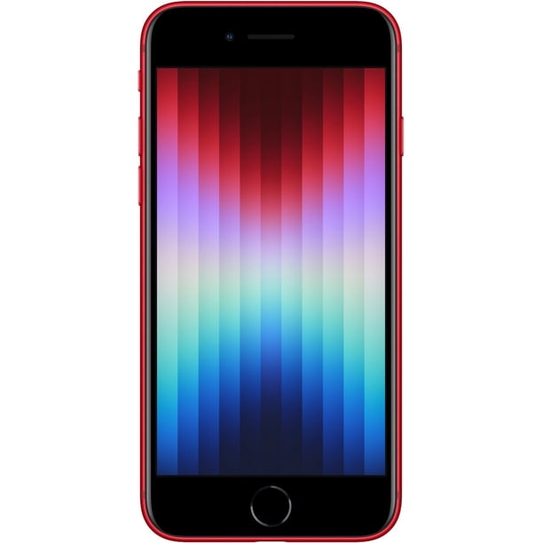 Refurbished Apple iPhone SE 3rd Gen (2022) 5G - 64GB – Red – 12MP