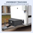 thumbnail image 2 of Trailer Tongue Box, 39 Inch Trailer Tool Box, Aluminum Diamond Plate Tongue Box, Waterproof Tool Storage Box for Trailer Tongue, Truck Storage with Lock Trailer Box, 2 of 9