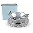 thumbnail image 3 of Arthur Court Designs Aluminum 3-pieces Antler Condiment Server Bowl 7 inch Diameter Tray, 3 of 4