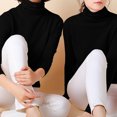 thumbnail image 1 of DPTALR Blouse pour Femmes à Col en R, Manches Longues, Coupe Ample, Couleur Unie, 1 of 5