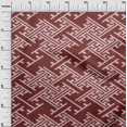thumbnail image 3 of oneOone Viscose Chiffon Maroon Fabric Geometric Sewing Craft Projects Fabric Prints By Yard 42 Inch Wide, 3 of 4
