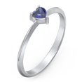thumbnail image 3 of Heart Birthstone Ring - Blue Sapphire (September), 3 of 6