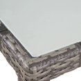 thumbnail image 2 of vidaXL 9 Piece Outdoor Dining Set with Cushions Poly Rattan Grey, 2 of 4