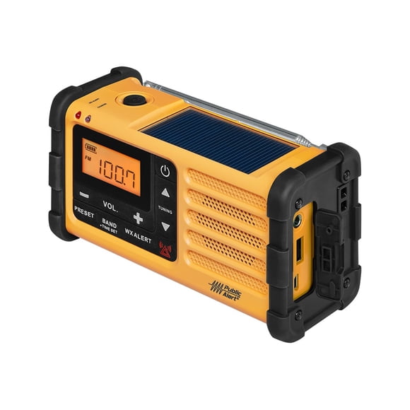 Sangean-MMR-88 - radio d'Alerte Météo - Jaune
