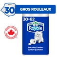 thumbnail image 2 of Royale Everyday Comfort, 2 Ply Toilet Paper, 30 Equal 62 Bathroom Tissue Rolls, 2 of 22