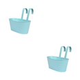 thumbnail image 3 of relayinert Outdoor Hanging Pots For Plants Practical And Beautiful Solution Detachable Light blue 2Set, 3 of 6