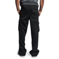 thumbnail image 4 of Men‘S Casual Solid Jogging Elastic Mid Waisted Sports Pants With Pockets Streetwear, 4 of 6