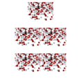 thumbnail image 2 of Langgg Paper Scraps Mini Heart Shape Wedding Accessory Plastic Material Confetti Tabletop Ornament for Valentine's Day red silver10mm 5Set, 2 of 6