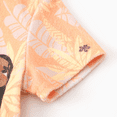 thumbnail image 3 of Disney Disney Princess Toddler Girl 1pc Ariel/Moana/Rapunzel Shell/Palm Tree/Castle Allover Print Hooded Zipper Ruffle-hem Swim Cover-up, 3 of 5