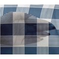 thumbnail image 4 of oneOone Viscose Chiffon Dark Navy Blue Fabric Gingham Check Sewing Craft Projects Fabric Prints By Yard 42 Inches Wide, 4 of 4