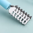 thumbnail image 4 of Binwennn Fish Scale Remover Fish Brush Stainless Steel Handle Fish Scraping Scale Shaver Fish Tool For Chef And Home Fish Cleaning Seafood Tools Cooking Utensils Holder for Counter Spurtle Wooden, 4 of 5