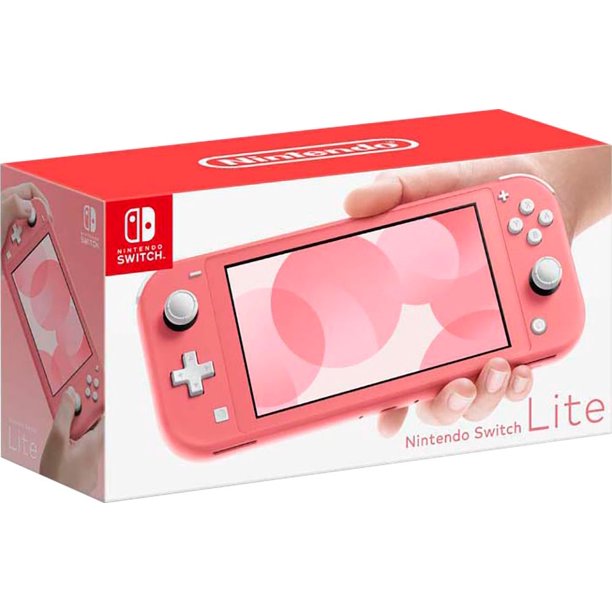 Nintendo Switch Lite Coral with Metroid Dread, Mytrix 128GB