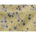 thumbnail image 4 of oneOone Viscose Jersey Fabric Dot|Floral & Stork Bird Printed Craft Fabric BTY 60 Inch Wide, 4 of 4