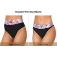 thumbnail image 2 of Charmo Womens Halter Bikini Swimsuit High Cut 2 Piece Bathing Suits, 2 of 7