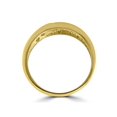 thumbnail image 3 of Mens 14K Yellow Gold 1/4ct Diamond Wedding Ring Band, 3 of 3