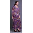 thumbnail image 3 of Bimba Kaftan Long de Plage à Fleurs pour Femmes, Tenue de Plage, Paréo de Bikini, Robe Maxi - S-L, 3 of 5