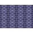 thumbnail image 1 of Ahgly Tapis Rectangulaire Lavable en Machine Intérieur Transitionnel Violet Pervenche, 5 Pieds x 7 Pieds, 1 of 7