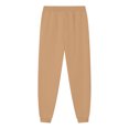 thumbnail image 4 of Ceisia Men Solid Color Loose Casual Pants Elastic Waist Drawstring Sports Gift Work Trousers, 4 of 8