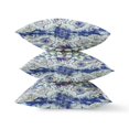 thumbnail image 2 of Vase Tournesol Correspond Coussin en Tissu Intérieur / Extérieur -Bleu Gris Jaune Rouge 16x16, 2 of 3