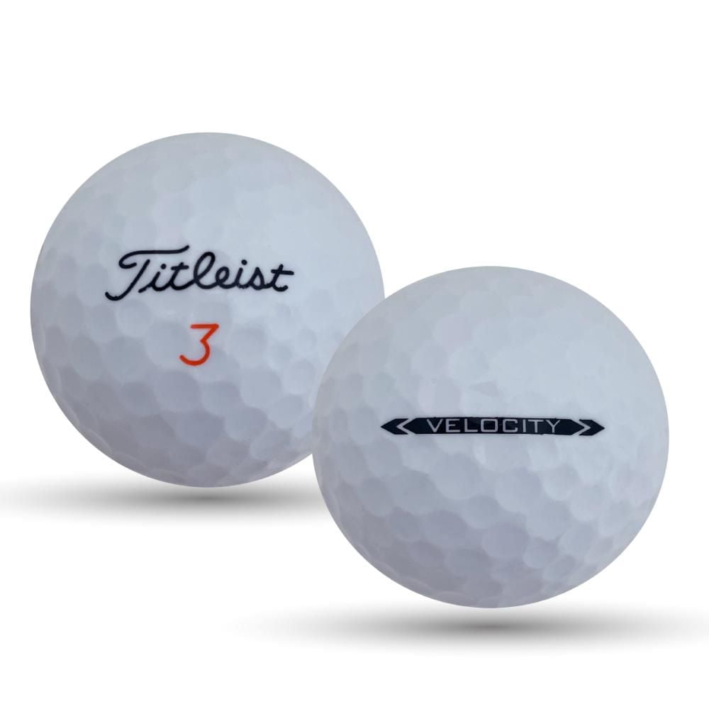 Mulligan - 24 Titleist Velocity 5A Recycled Used Golf Balls, White