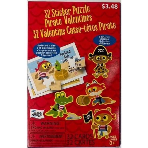 Mello Smello 32CT Valentins Casse-têtes Pirate