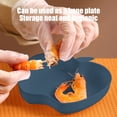 thumbnail image 3 of Plastic Plates Reusable, Apples Shape Dinner Plates Dishwasher Microwave Safe for Kitchen or Camping Use, 3 of 6
