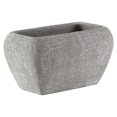 thumbnail image 1 of Pot Rectangulaire Encastré en Ciment avec Fond Effilé, Grand, Gris Clair, 1 of 1