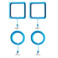 thumbnail image 1 of 4pcs Portable Aquarium Feeding Ring Fish Tank Station Floating Food Tray Feeder, 1 of 7