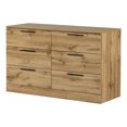 thumbnail image 2 of South Shore Step One Essential 6-Drawer Dresser for Adult, in Nordik Oak, 2 of 11