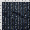thumbnail image 4 of oneOone Georgette Viscose Blue Fabric Abstracts Fabric For Sewing Printed Craft Fabric By The Yard 42 Inch Wide, 4 of 4