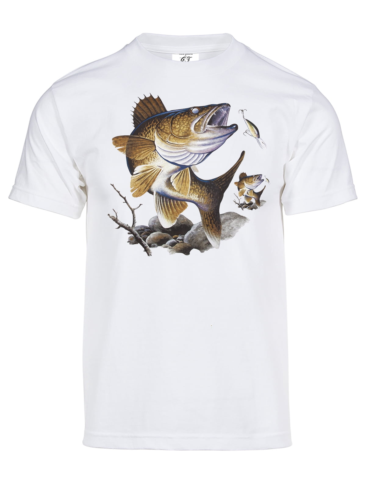 Gravity Trading T-Shirt à Manches Courtes pour Hommes avec Bar de Mer - Blanc - m