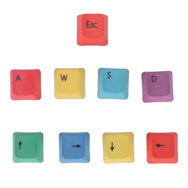 Replacement Keycap, Abrasion Resistance Keycap Matte Appearance Fine Workmanship for Home Computer for Mechanical Keyboard