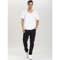 thumbnail image 2 of INSPIRE CHIC Men's Hoodies Solid Color Zip up Short Sleeve Jacket, 2 of 5